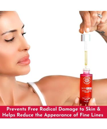 Beth Bender Beauty SKINPURE Vitamin C Face Oil - Anti-Aging & Anti-Wrinkle Formula - 1 Fl Oz | International Shipping Available - Buy Online on GoSupps.com