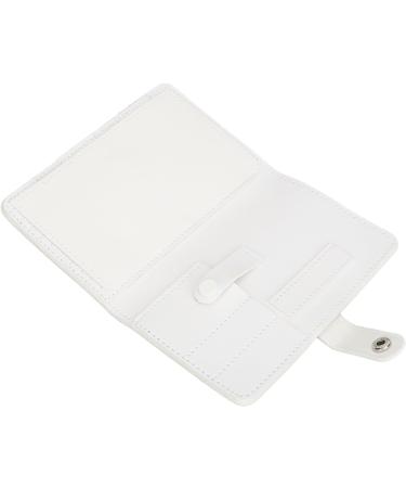 Nail Tip Container Bag Portable 37 Slot PU Nail Drill Bit Organizer Bag for Salon (White) - Buy Online on GoSupps.com