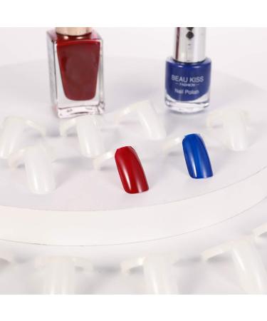 PORTOWN 200 PCS Nail Display Ring - Nail Art Color Chart Tool for Manicure Beginners & Professionals | Manicure Store Essential - Buy Online on GoSupps.com