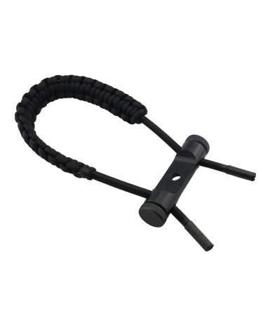 ZCZQC Bow Wrist Sling Archery Wrist Rope Black Archery Adjustable Compound Wrist Rope Bow Sling Strap