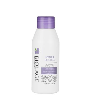 BIOLAGE Hydra Source Shampoo | Hydrates & Moisturizes Hair | For Dry Hair | Paraben & Silicone-Free | Vegan 1.7 Fl Oz (Pack of 1)