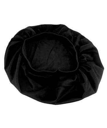 UKD PULABO Practical Design and DurablePinzh iNew Night Sleep Cap Hair Care Satin Bonnet Nightcap Sleeping Hat for Women Men Superior   Quality Creative