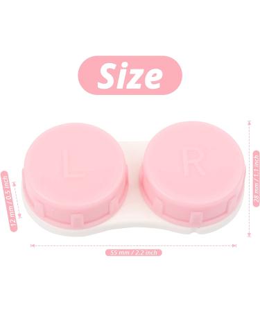 Sihuuu Colorful Contact Lens Case 6 Pack - Travel, Home & Outdoor Mini Soak Storage Kit in Yellow, Blue, Pink, Purple, Gray, White - Buy Online on GoSupps.com