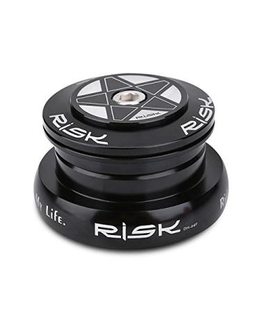 Dilwe Bicycle Bearing Headset Including Sealed Cartridge Bearings and Solid Aluminum Alloy Straight Tube Headset Frame