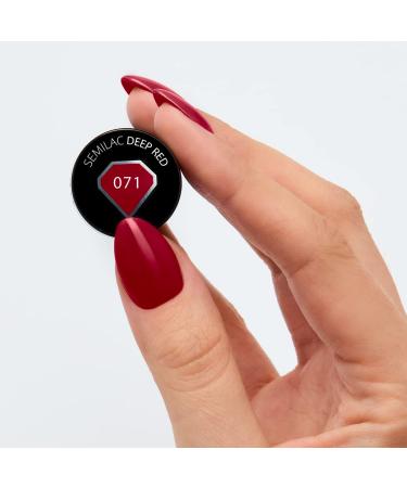 Buy Semilac UV Nagellack 071 Deep Red 7ml - Hottie Collection | International Shipping Available - Buy Online on GoSupps.com