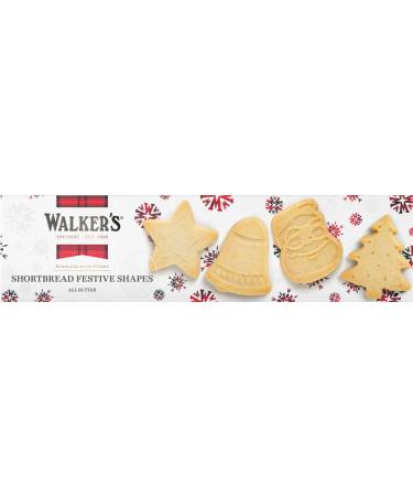 Walkers Shortbread Festive Shapes Shortbread Carton 175g (6) - Buy Online on GoSupps.com