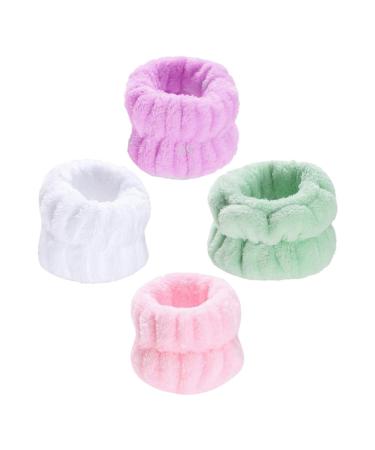 4paires Lot Bracelets Souples Et Respirants Pour Femmes Adapt s Au Lavage Du Visage Et Au Spa
