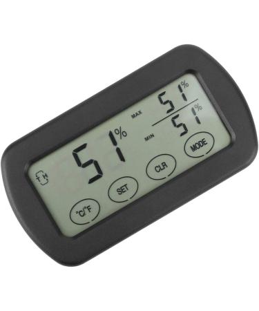 RESTOKKI Mini Hygrometer - Indoor Air Moisture Meter & LCD Touch Thermometer for Accurate Temperature Detection - Buy Online on GoSupps.com