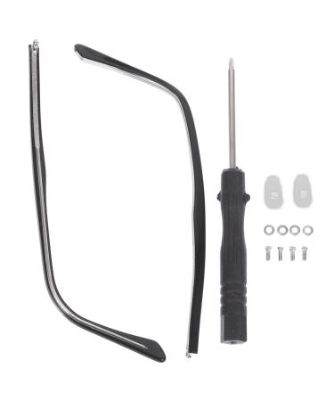 Healvian schnapps glass sunglasses 1 pair of metal replacement bracket bracket legs repair set universal frame bracket sun arm for homemade with black