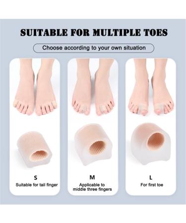 Gel Toe Separators 3 Pairs - Fabric Toe Spacers for Bunions & Hammer Toes Pain Relief - Buy Online on GoSupps.com