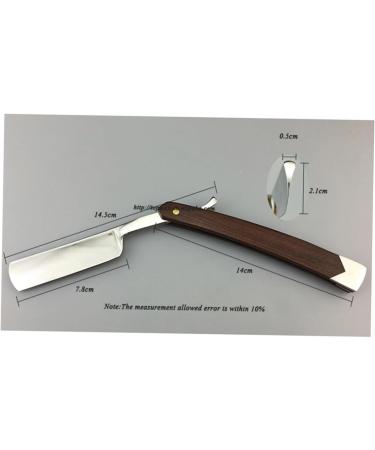 Magiclulu 3ST Straight Hairdresser Razor & Manscaped Trimmer for Men | Stainless Steel Inoxlm Razor Blade & Metal Spatula for Precision Grooming - Buy Online on GoSupps.com