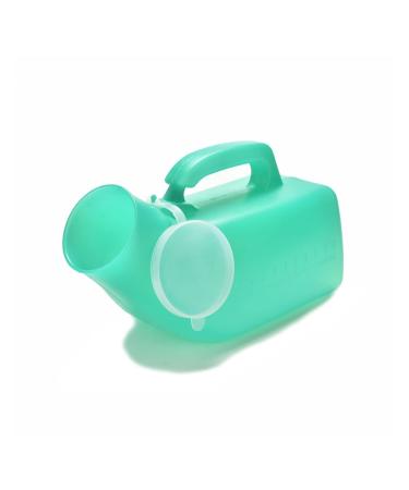 Portable Urinals Portable Unisex Mobile 1200ml Toilet Car Travel Camp Urine Pee Handle Urinal Storage Urinary Bottle Old Man Helper for Men Women (Color : Green 1000ML)