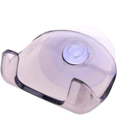 Strong Suction Cup Razor Holder Hook - No Drilling Bathroom Organizer for Razors | Transparent Wall Hook for Kitchen & Bathroom - Buy Online on GoSupps.com