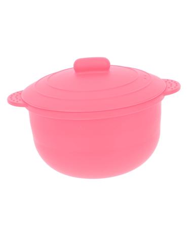 Minkissy 2 pieces wax melicone bowl outdoor tools hair removal Tool travel container for toilet items silicone utensils travel size toilet items container