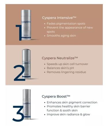 Intensive Pigment Correction System - Achieve Flawless Skin with Our 3-Step Routine for Pigment Correction & Health - Buy Online on GoSupps.com