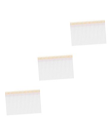 FOMIYES 300 Pcs disposable eyeliner brush powder makeup brush One- off Eyeliner Brush Makeup Eyeliner Wand 8.5x0.3cmx3pcs Whitex3pcs