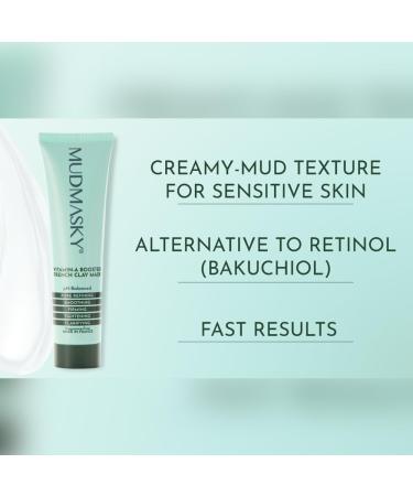 MUDMASKY Vitamin-A Booster French Clay Mask 60ml - Best Nourishing Face Mask for Youthful Skin | International Shipping Available - Buy Online on GoSupps.com