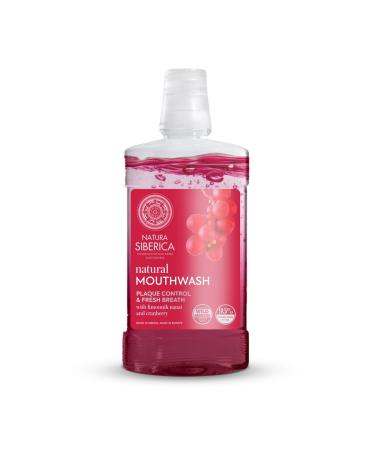 Natura Siberica Natural Mouthwash for Plaque Control & Fresh Breath | 520ml - Eco-Friendly Formula for Healthy Smiles - Buy Online on GoSupps.com