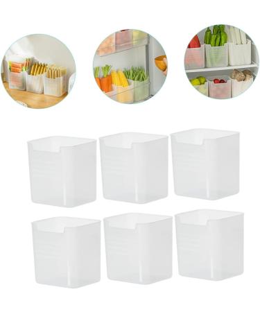 6pcs Box Fridge Crisper Sauce Storage Refrigerator Organizer Container Door Case Side - Buy Online on GoSupps.com