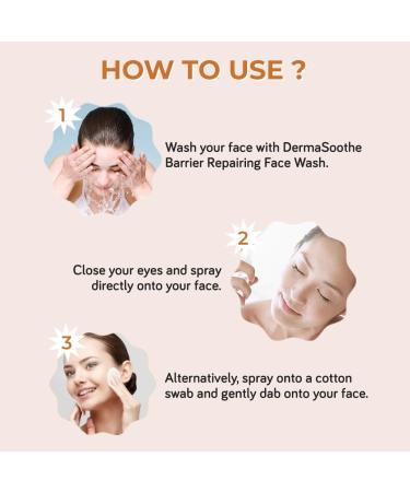 Moo dy DermaSoothe Brightening Face Mist & Essence Toner | Rice & Ceramides | Vegan Alcohol-Free for Clear Glass Skin | 110ml - Strengthen Skin Barrier & Hydrate - Buy Online on GoSupps.com