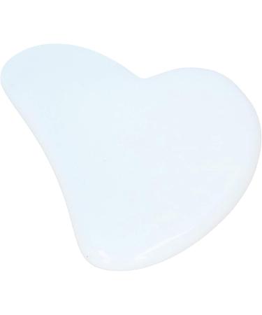 Heart-Shaped Scratch Plate Massage Device - Polished Crystal for Face Shoulder Leg & Belly Relaxation | International Shipping Available - Buy Online on GoSupps.com