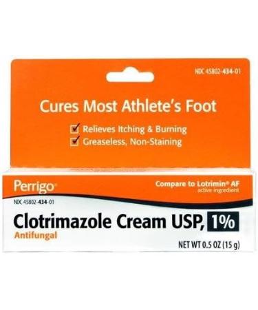 Clotrimazole Cream 1% 15g Tube by Taro - Powerful Fungal Treatment - Buy Online on GoSupps.com