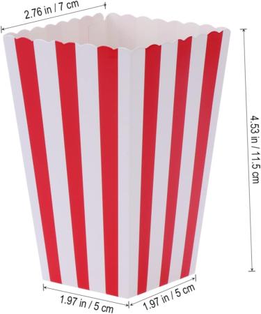 JECOMPRIS 96 Pcs Vacations The Holiday Party Packs Graduation Shower Girl Favors para Shower Ni a Holidays Popcorn Carton Birthday Party Supplies Candy Party Bag Red mediumx2pcs Redx2pcs - Buy Online on GoSupps.com
