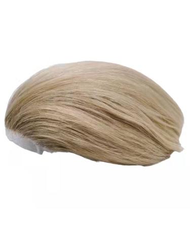 NLW European Human Hair Toupee 10x8 Straight Lace Hairpiece for Men in Light Blonde - T4/613 - Buy Online on GoSupps.com