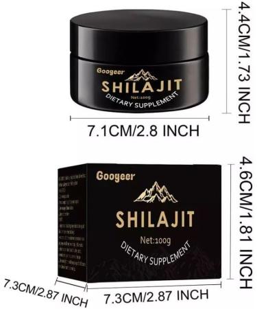 Pure Shilajit Resin 100g | 250 Servings | Rich in over 80 trace elements minerals humic acids fulvic acids vitamins and i - Buy Online on GoSupps.com