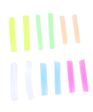 Healeved 6 Pairs Silicone Pad for Hot Eyelashes Eyelash Curler Pad Lash Lifting Pad Eyelash Perm Accessories Eyelash Perm Supplies Lash Perming Tool Eyelash Silicone Pad Eyelash Perm Tool 5.5X1cm