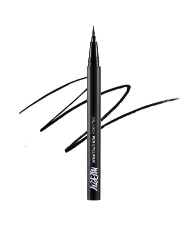 MERZY The First Pen Liquid Eye Liner | Waterproof Eyeliner  Long Lasting  Smudge-Resistant  High-Intensity Color | (P1  Black  OREO) P1 BLACK