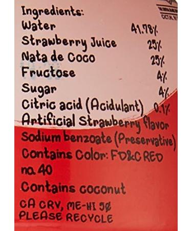 Boisson Nata coco Fraise MOGU MOGU 320ml Thailand - Lot de 12 pi ces - Buy Online on GoSupps.com