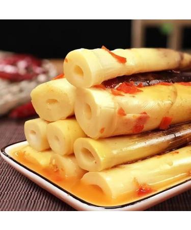 Fresh Hand Peeled Bamboo Shoots 200g/400g Instant Chinese Spicy Snack Pickled Vegetables Mountain Pepper Bamboo Shoots Pickled pepper Crispy Bamboo Shoots (Spicy flavor400g 1pack) Spicy flavor400g 1pack - Buy Online on GoSupps.com