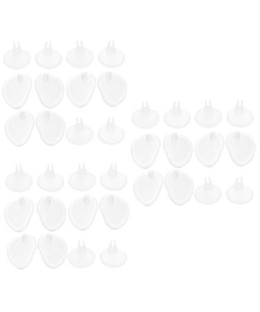 GLEAVI 18 Pairs Toe Pads Cushions Pads for Sandals Metatarsal Pads Women Forefoot Cushion Sandals Forefoot Pad Gel Pads for Ball of Foot Cushion Thong Pads Women's Foot Pads Pu Pinch Toes