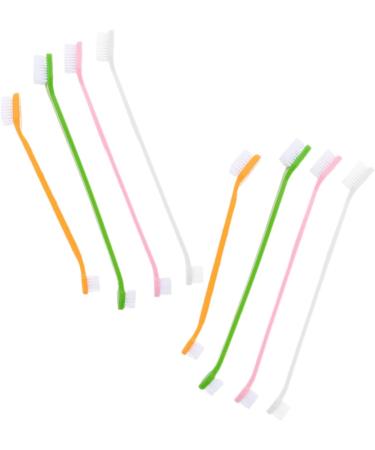 INOOMP 16 Pcs Pet Oral Toothbrush Dog Pp Dog Toothbrush and Toothpaste Dog Teeth Cleaning 1 count (Pack of 1) As Shownx2pcs - Buy Online on GoSupps.com