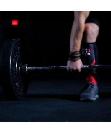 UNBROKENSHOP CrossFit Shin Guard Calf Compression Sleeve 7mm - Ideal for Weightlifting, Deadlift, Rope Climb, Box Jumps - Men and Women - Size: Large-X-Large - Buy Online on GoSupps.com