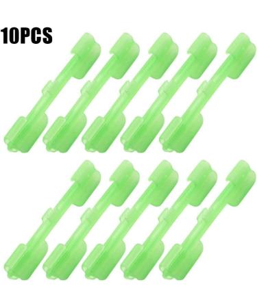 UNICOCO 10Pcs Night Fishing Clip - Fluorescent Glowstick Connections & Pole Tip Light Holder for Enhanced Fishing Experience - Buy Online on GoSupps.com
