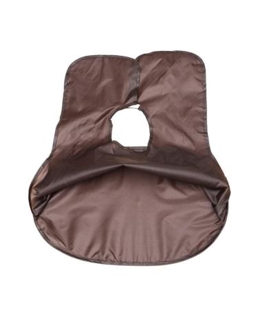 Lurrose Hair Apron Beard Apron Beard Hair Catcher Non-Stick Beard Cape Hair Cutting Apron Grooming Gifts For Men (Coffee) Hair Cape
