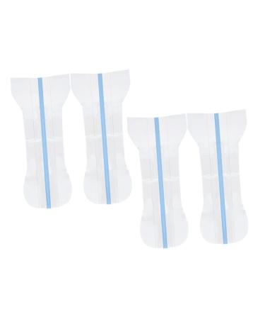 Outanaya 4pcs Swimming Stickers Water Proof Stickers Women Private Stickers Hot Bath Patches White Pu