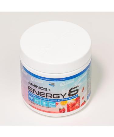 Amino+Energy6-6-Hour Energy Supplement with Amino Acids Vitamins Minerals and Stimulants - Boost Focus and Energy - (Strawberry Lemonade) - Buy Online on GoSupps.com