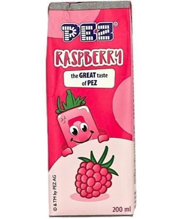 PEZ Raspberry Pack of 5 Drinking Pouches 200ml Raspberry Magic to Go + GETZH ThankYou Sticker - Buy Online on GoSupps.com