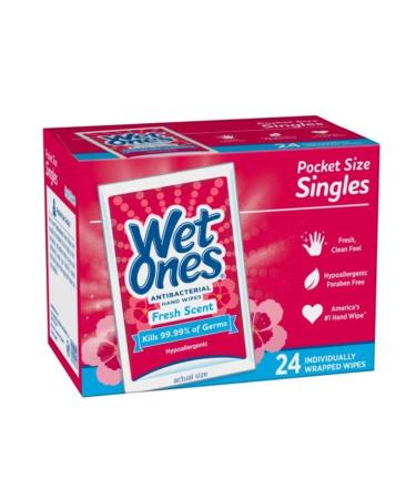 Wet Ones Singles: Antibacterial Hand Wipes - Convenient On-the-Go Cleaning Solution - Buy Online on GoSupps.com