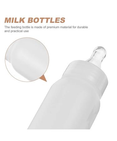 Hemoton 6pcs Lamb Feeding Bottles - 250ml Animal Nursing Bottle for Sheep, Lambs, Goats - Calf Milk Feeder Bottle - White - Buy Online on GoSupps.com