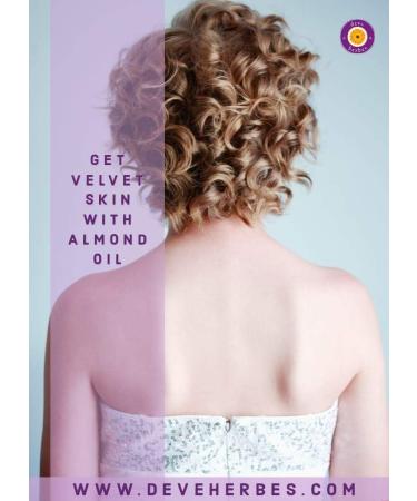 B07MQZM3N3 Deve Herbes Pure Almond Oil Prunus dulcis 100 Natural Therapeutic Quality Cold Pressed Pack of Five 5 x 100 ml - Buy Online on GoSupps.com