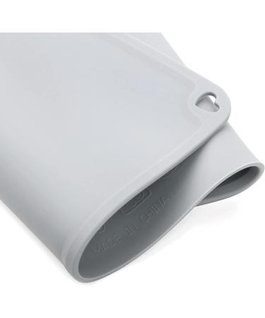 Fullberg Silicone Dog Bowl Pad 60x40 cm | Washable & Slipproof Gray Mat for Dogs & Cats | Waterproof Food Bowl Base for Pets - Buy Online on GoSupps.com