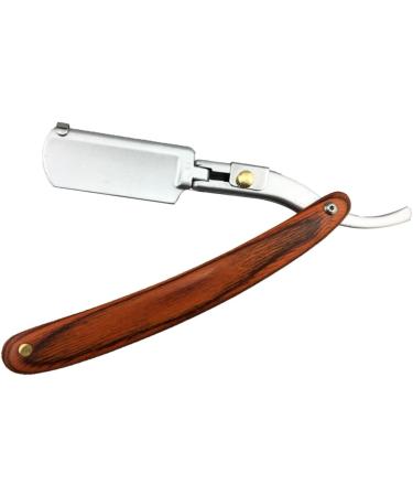 Angoily 3-Piece Men's Razor Set | Premium Hairdresser Manual Razors | Safe Wooden & Metal Shaving Kits for Men - Buy Online on GoSupps.com