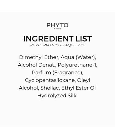 PHYTO Phytolaque Soie Hair Spray 10.14 Fl Oz (Pack of 1) - Buy Online on GoSupps.com