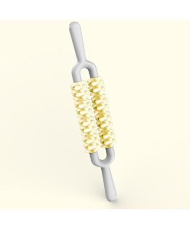 Perfk Massage Scooter - Hand-held Deep Tissue Muscle Massager for Arms Thighs & Legs | Yellow Yoga Column - Buy Online on GoSupps.com