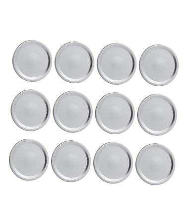 IMIKEYA 54pcs Mason Jar Lids Tinplate Solid Disc