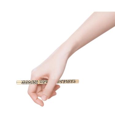 Homoyoyo Crayon Sourcils Pinceau Double Embout 2 Pcs Motif Texture Douce Application Lisse Portable pour Femmes Maquillage Sourcils Naturel